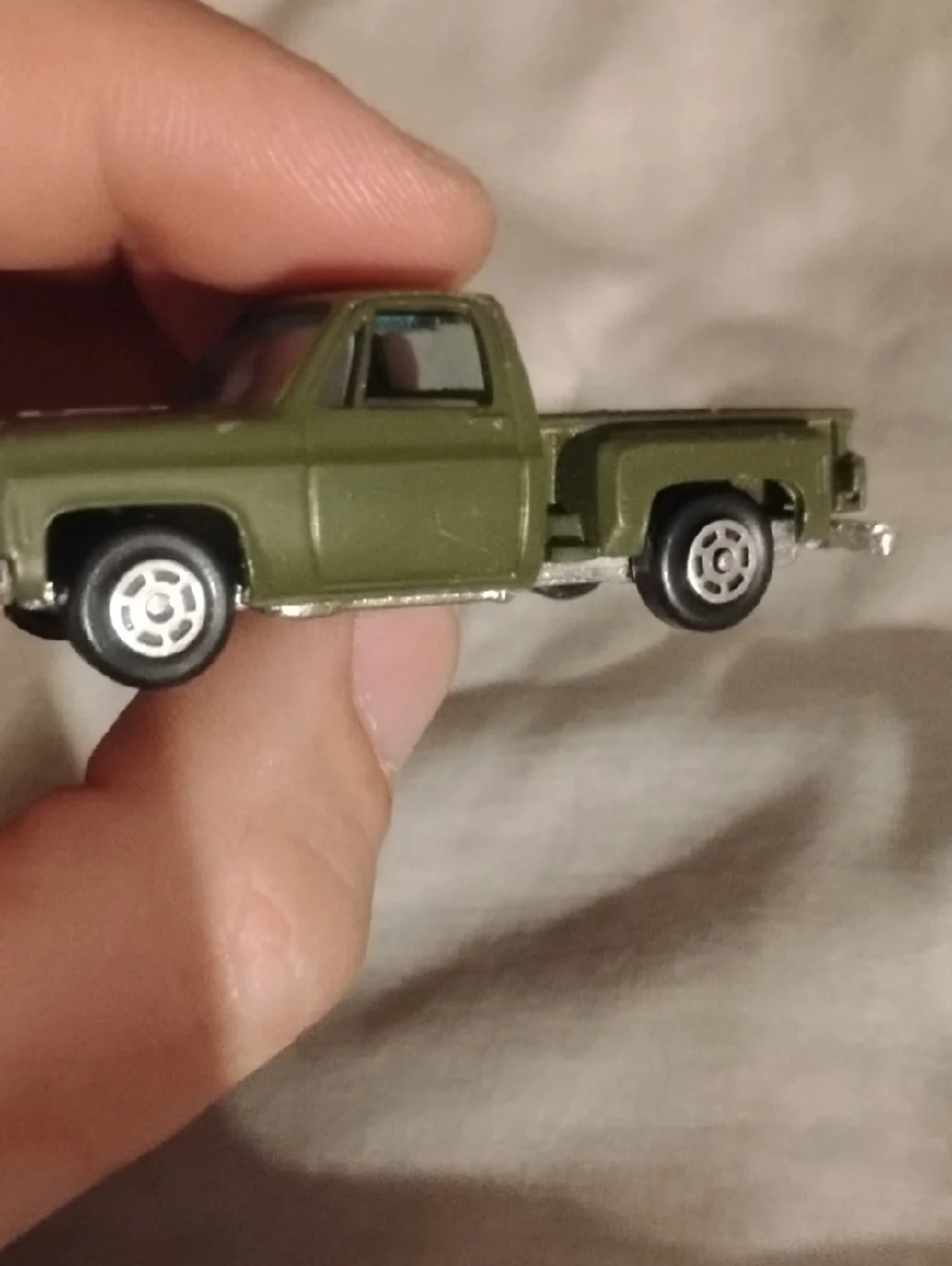 Green U.S. Army Toy Chevy Step side